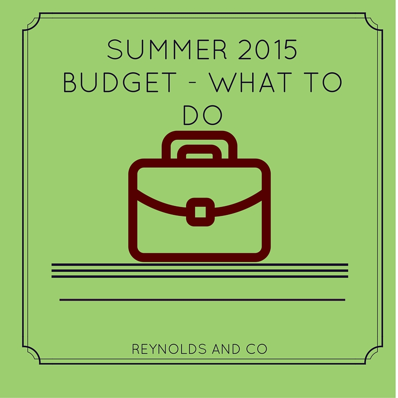 Summer 2015 Budget – What To Do